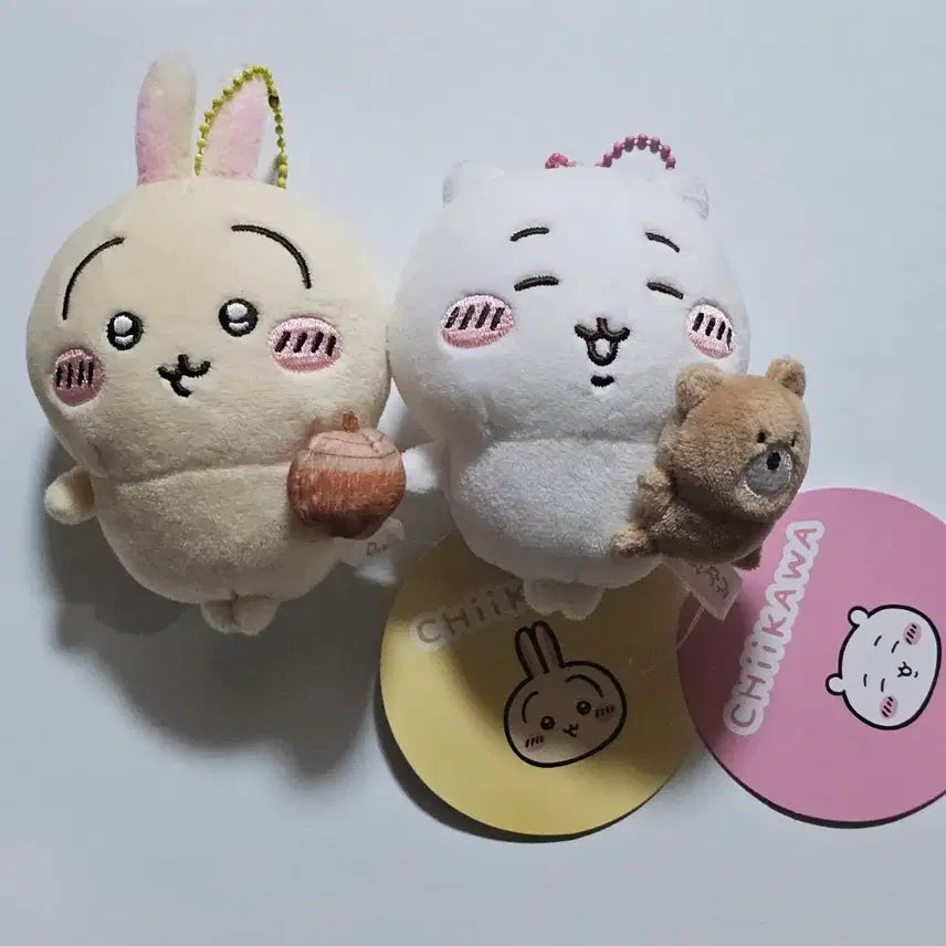 [BUNJANG] Cheekawa Usagi Plush Keychain Stress Ball Set / 먼작귀 치이카와 우사기 인형 키링 스트레스볼 세트 판매 |우사기하치와레