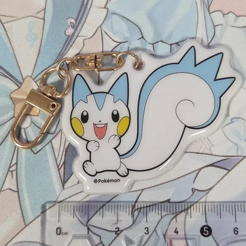 [BUNJANG] Pokemon Pachirisu Flat Squishy Keychain / 포켓몬스터 파치리스 납작말랑이 키링