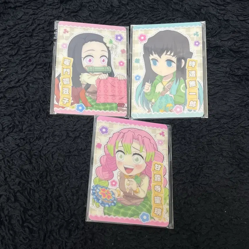 [BUNJANG] Demon Slayer Handmade Photocard Bundle Set (Muichiro, Nezuko, Mitsuri) / 귀멸의칼날 핸드메이드 포토카드 무이치로 일괄