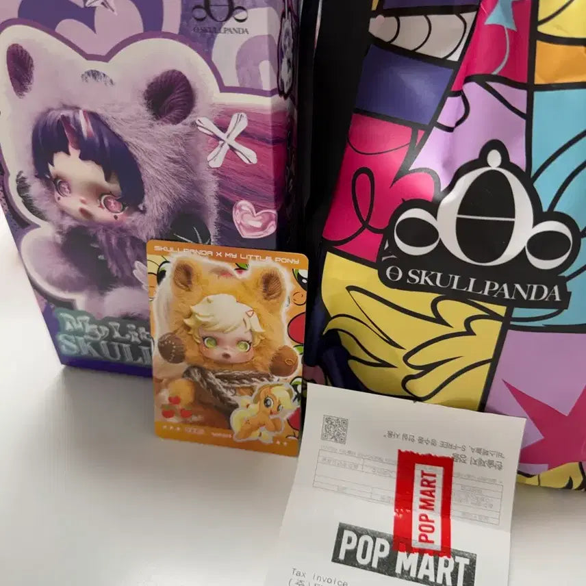 [BUNJANG] Pop Mart Skullpanda My Little Pony Applejack Sealed New / (택포) 팝마트 스컬판다 마이리틀포니 애플잭 미개봉 새상품