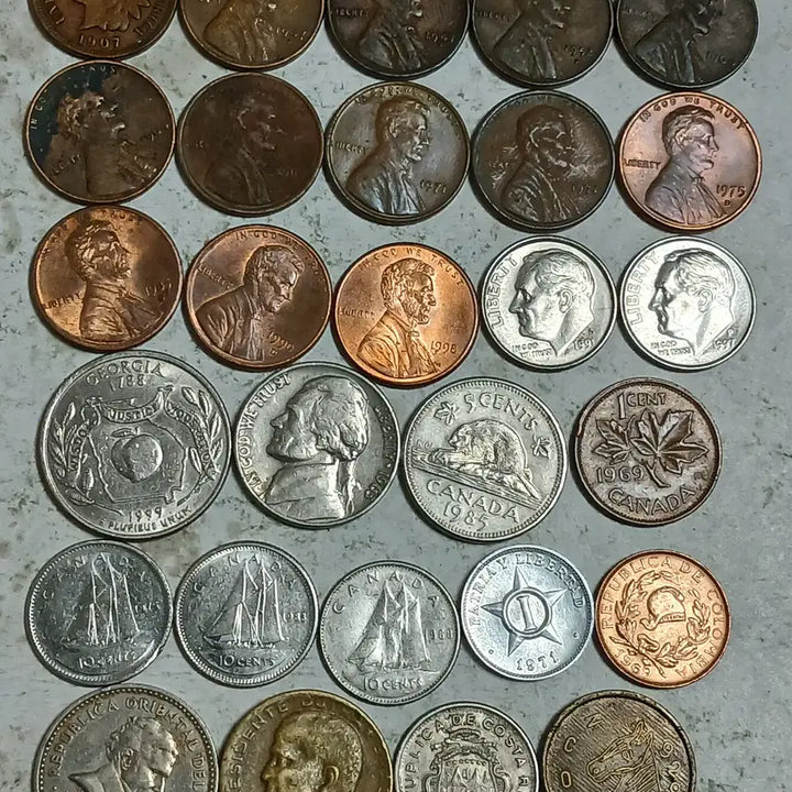 [BUNJANG] North &amp; South American Coin Collection - 28 Pieces / 미국 등 남,북아메리카 주화 28점 분양