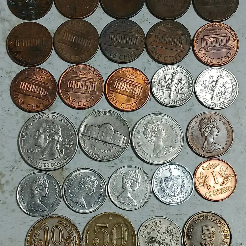 [BUNJANG] North &amp; South American Coin Collection - 28 Pieces / 미국 등 남,북아메리카 주화 28점 분양
