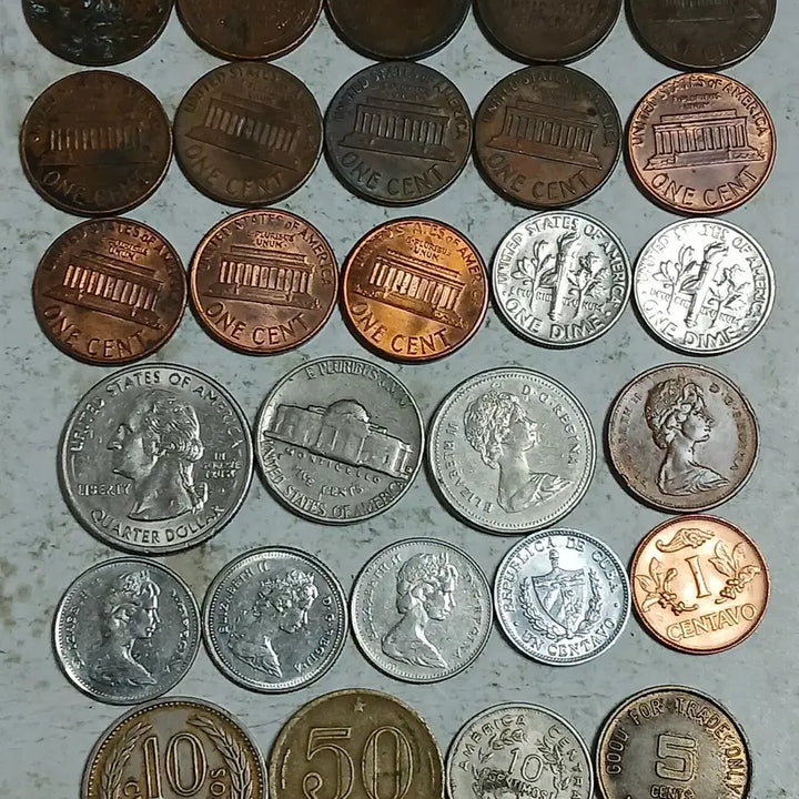 [BUNJANG] North &amp; South American Coin Collection - 28 Pieces / 미국 등 남,북아메리카 주화 28점 분양