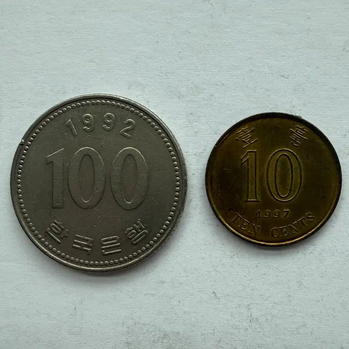 [BUNJANG] 1997 Hong Kong 10 Cents Coin / 1997년 홍콩 10센트 동전 S3418