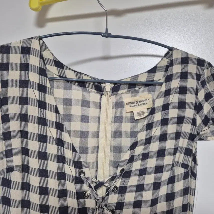 [SOLD OUT] 랄프로렌 데님앤서플라이(정품) 매력적인 체크 원피스