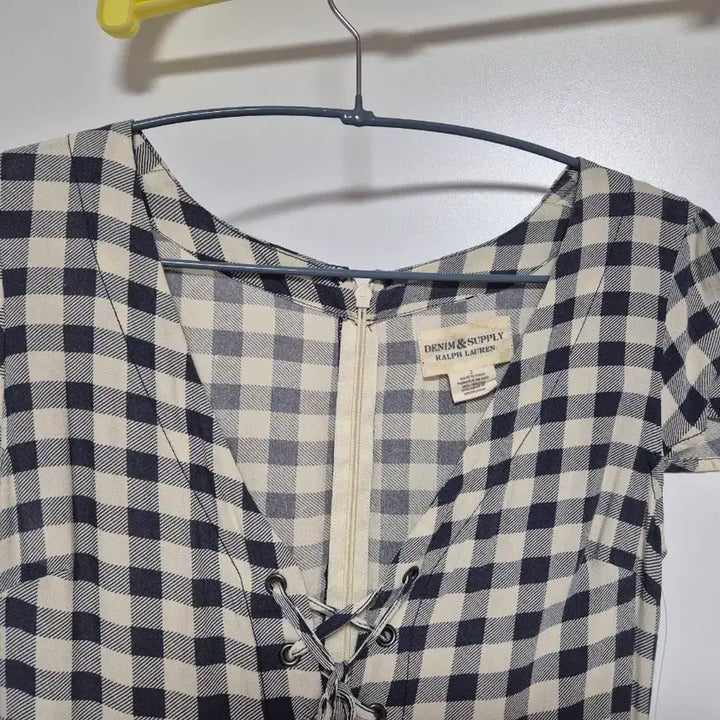 [SOLD OUT] 랄프로렌 데님앤서플라이(정품) 매력적인 체크 원피스