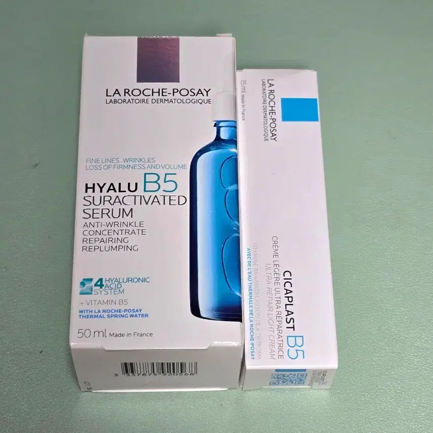 [BUNJANG] La Roche-Posay Hyalu B5 Serum (50ml) + Cicaplast B5 Sample (15ml) / 라로슈포제 히알루B5 50ml + 시카플라스트b5 15ml