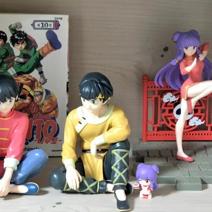 [BUNJANG] Ranma 1/2 Ryoga &amp; Shampoo Figure Set / 란마 1/2 란마 료가 샴푸 피규어