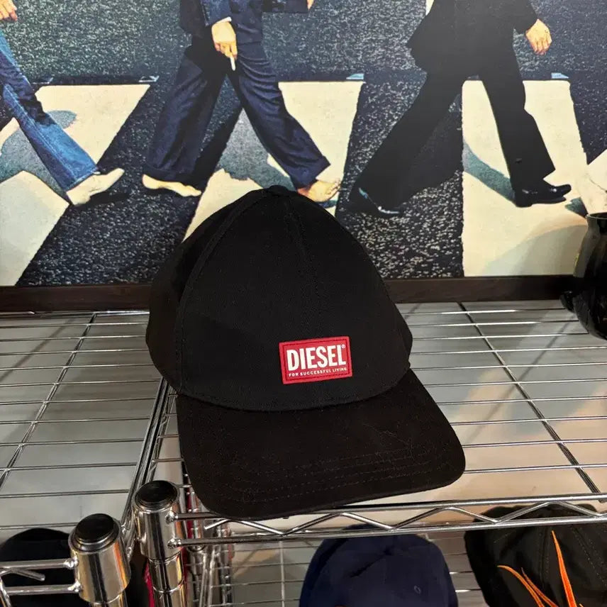 [BUNJANG] DIESEL Black Logo Ball Cap / DIESEL 디젤 블랙 로고 볼캡