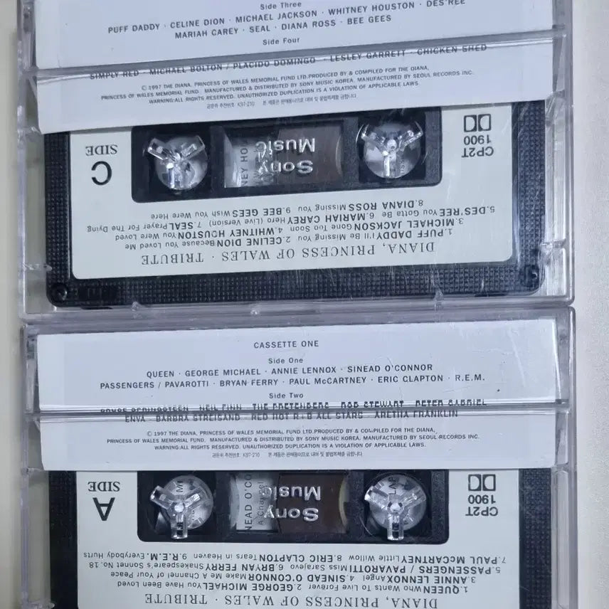 [BUNJANG] Princess Diana Tribute Cassette Tape / 다이애나 왕세자비 트리뷰트 헌정 (카세트테이프)