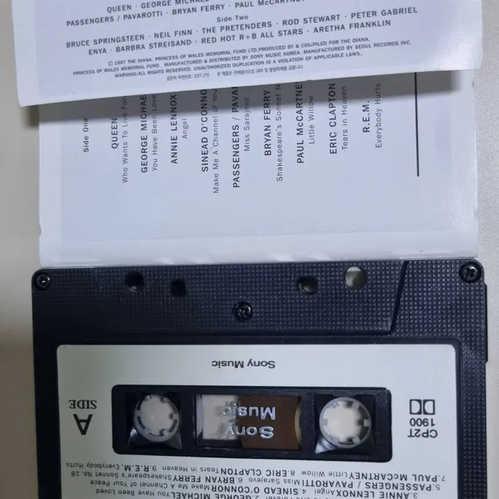 [BUNJANG] Princess Diana Tribute Cassette Tape / 다이애나 왕세자비 트리뷰트 2TAPE (카세트테이프)