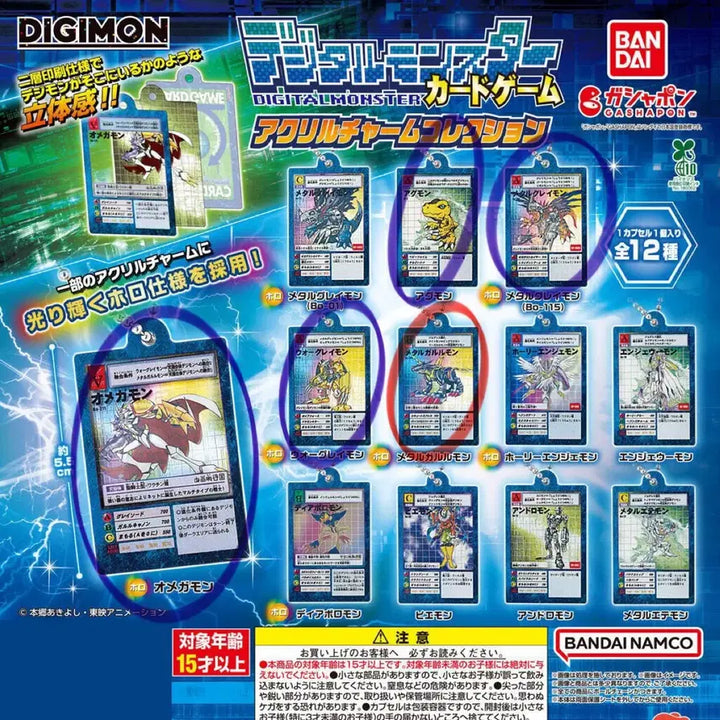[BUNJANG] Digimon Card MetalGarurumon Keychain / 디지몬 카드 키링 메탈가루몬 (교환)