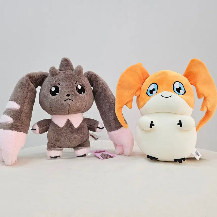 [BUNJANG] Digimon Medium Plush Set (Lopmon, Patamon) / 디지몬 중형 인형 2종(로프몬, 파닥몬)
