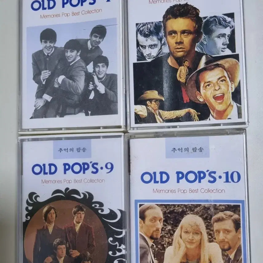 [BUNJANG] Nostalgic Pop Songs Oldies Collection (Cassette Tapes) / 추억의 팝송 올드팝송 4장 (카세트테이프)