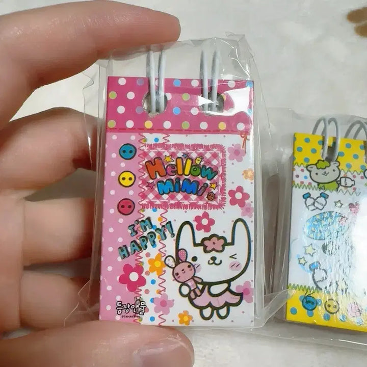 [BUNJANG] Hello Mimi Mini English Word Notebook Set (2 pcs) / [고전문구]헬로우미미 초소형 영단어수첩 2개 일괄