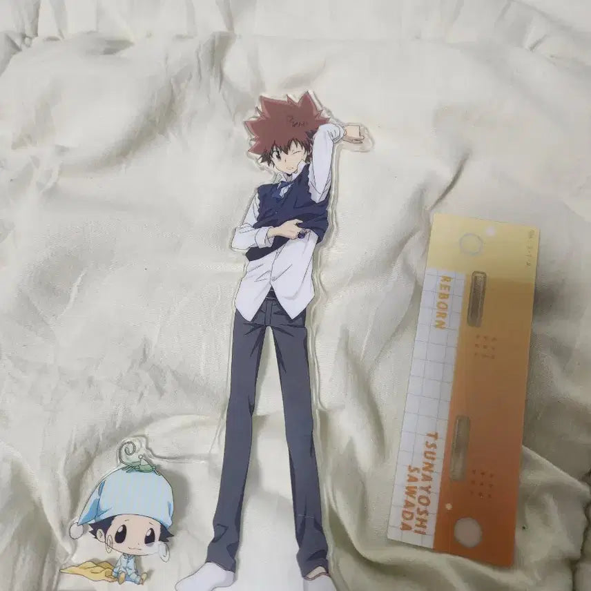 [BUNJANG] Katekyo Hitman Reborn! Tsuna Acrylic Stand / 가정교사히트맨리본 가히리 츠나 아크릴 스탠드