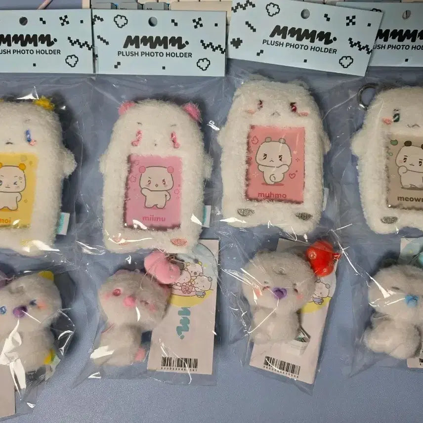 [BUNJANG] Plaest Mmemimu Photocard Holder &amp; Charm Keyring Bundle Set / 플레이브 므메미무 포카홀더, 참키링 일괄
