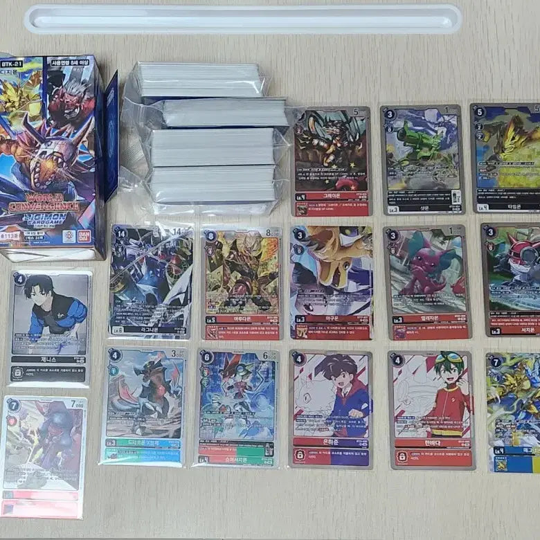 [BUNJANG] Digimon Card Game 21st Edition World Convergence Korean Version Bundle Set / 디지몬 카드게임 21탄 월드컨버전스 ( 한국판 ) 일괄 판매