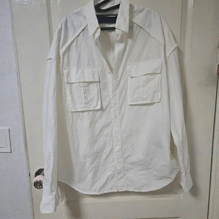 [BUNJANG] Juun.J Oversized Shirt White / 준지 오버셔츠