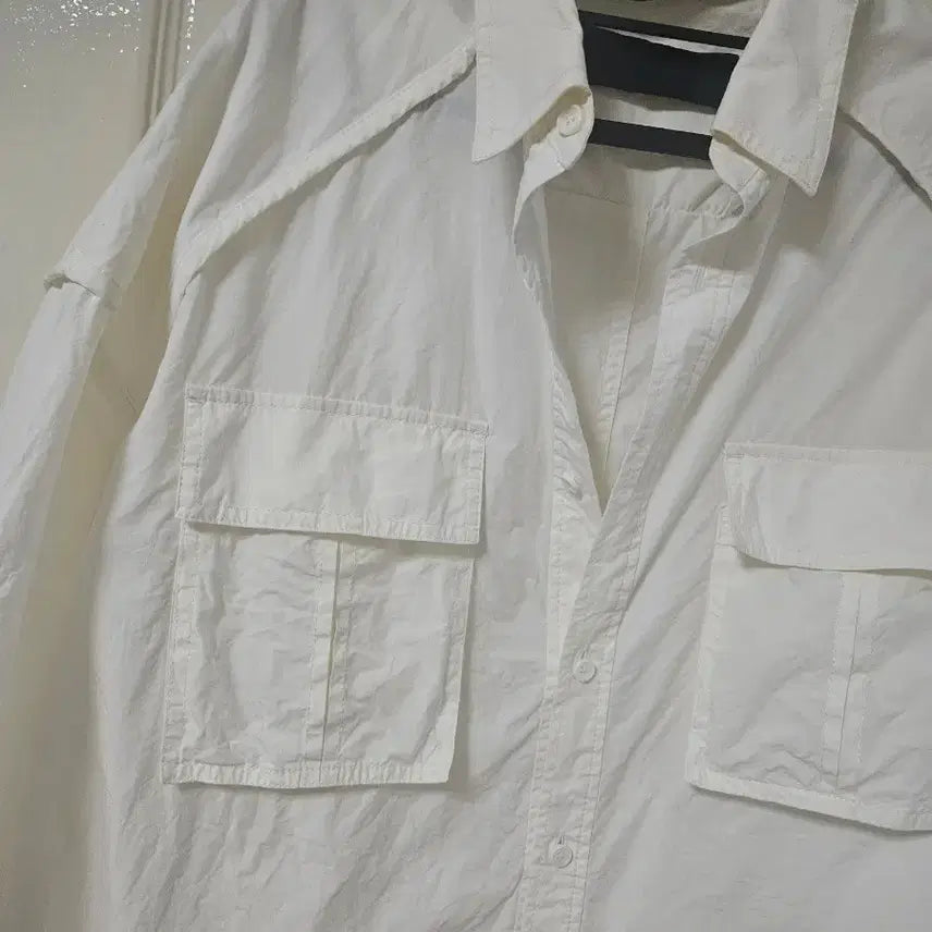 [BUNJANG] Juun.J Oversized Shirt White / 준지 오버셔츠