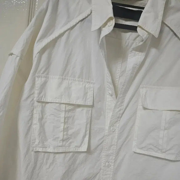 [BUNJANG] Juun.J Oversized Shirt White / 준지 오버셔츠