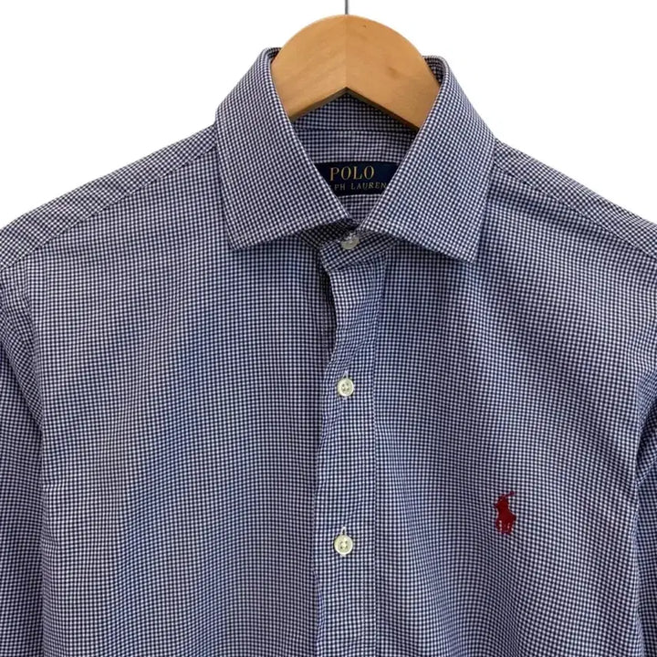 [BUNJANG] Polo Gingham Check Shirt Navy / 폴로 깅엄 체크 셔츠 네이비 (국내90~95/상태최상)