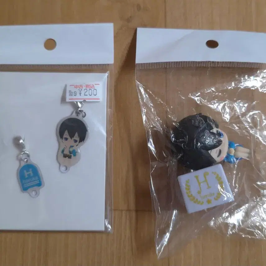 [BUNJANG] Free! Nanase Haruka High Speed Metal Charm &amp; Deformed Figure Bundle Set / 프리! free! 나나세 하루카 하이스피드 메탈챰 데포르메 피규어 일괄
