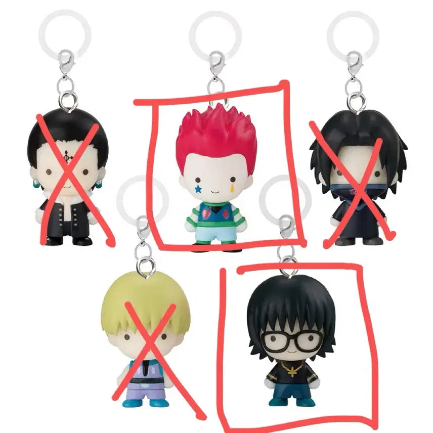[BUNJANG] Hunter x Hunter Shizuku &amp; Hisoka Figure / 헌터x헌터 피규어 메지루시 시즈크 , 히소카