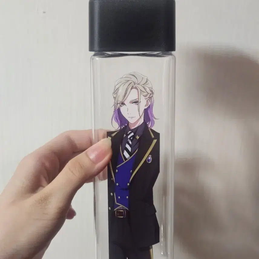 [BUNJANG] Twisted Wonderland Vil Schoenheit Collaboration Cafe Coaster and Water Bottle Set / 트위스테 빌 쉔하이트 일본 애니 콜라보카페 코스터+물병