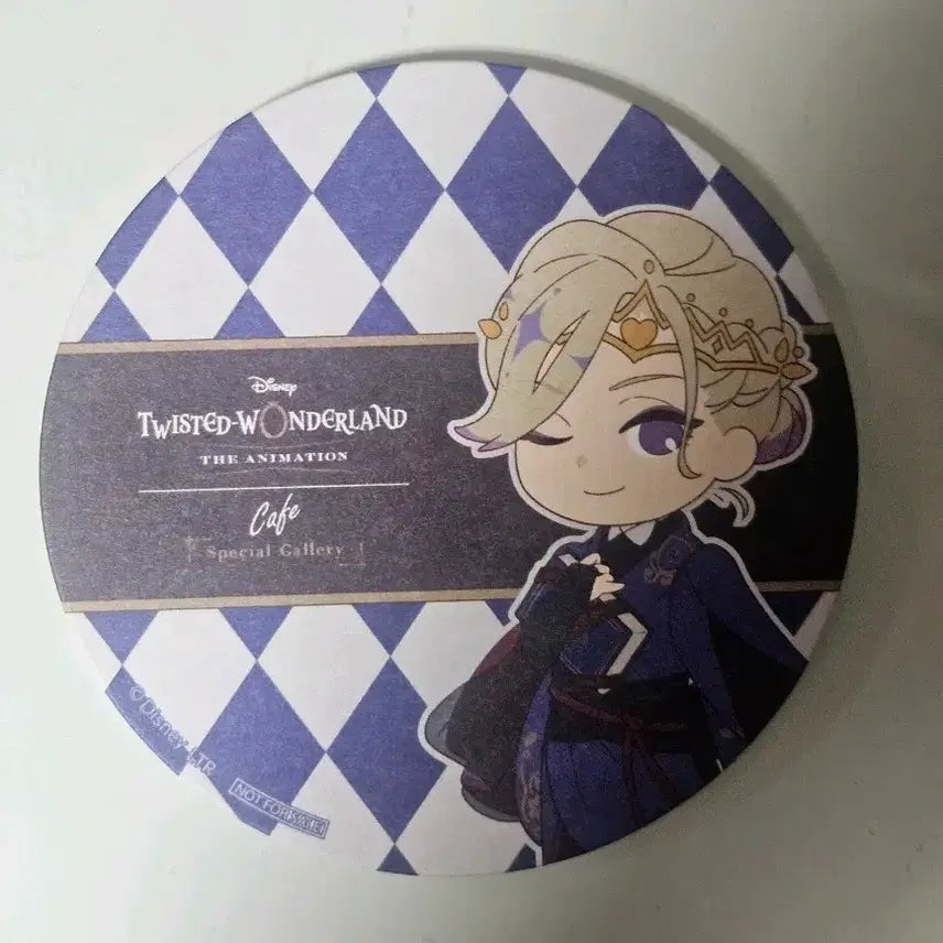 [BUNJANG] Twisted Wonderland Vil Schoenheit Collaboration Cafe Coaster and Water Bottle Set / 트위스테 빌 쉔하이트 일본 애니 콜라보카페 코스터+물병
