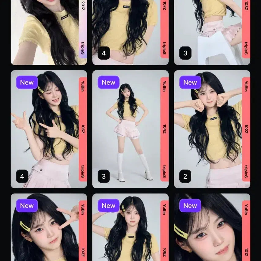[BUNJANG] tripleS Kim Yooyeon Cream02 Object Set / 트리플에스 공유빈 cream02 오브젝트 양도 개별 세트