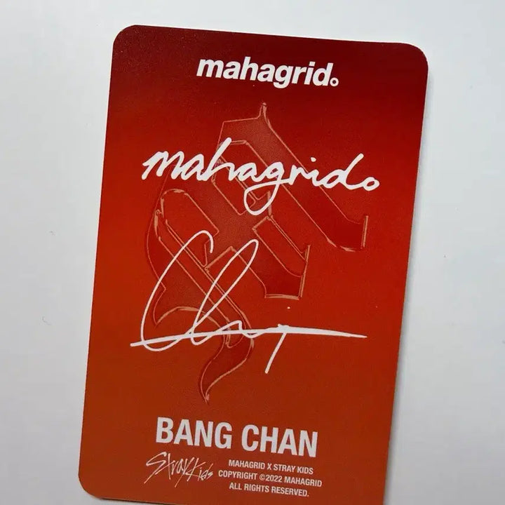 [BUNJANG] Stray Kids Bang Chan Mahagrid 3rd Edition Photocard / 스트레이키즈 마하그리드 3차 방찬