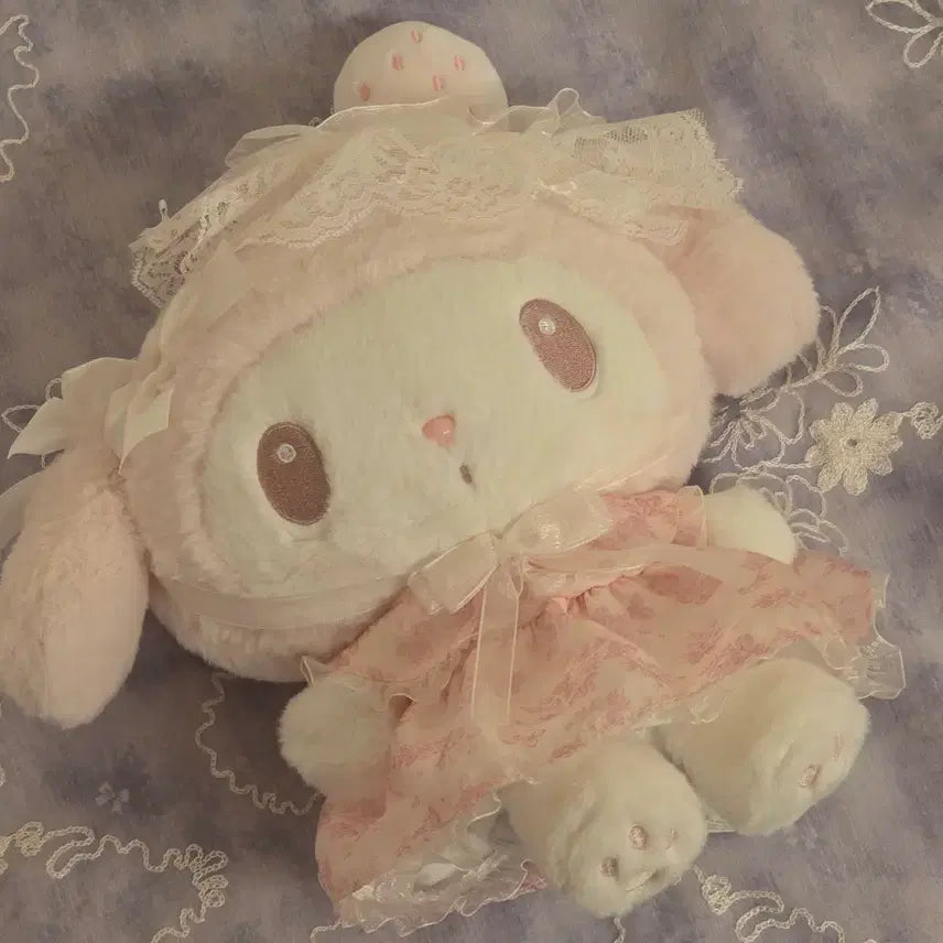 [BUNJANG] Sanrio My Melody Shiroyukihime Standard Plush / 마이멜로디 시로이치고 일반형 인형 판매합니다
