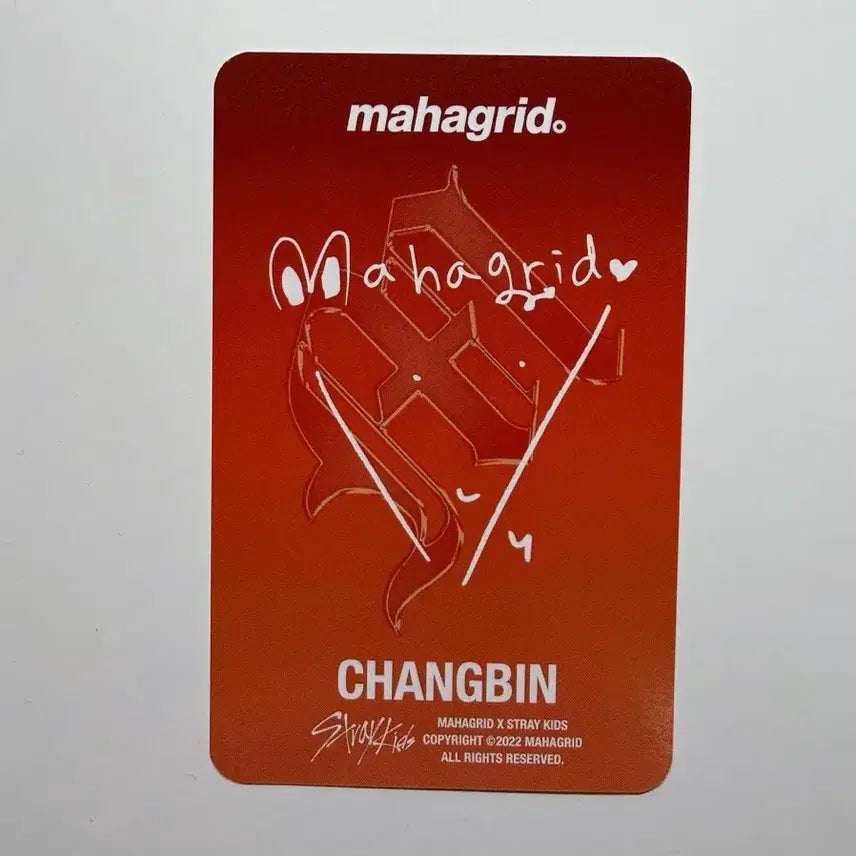 [BUNJANG] Stray Kids Mahagrid Changbin Photocard / 스트레이키즈 마하그리드 3차 창빈