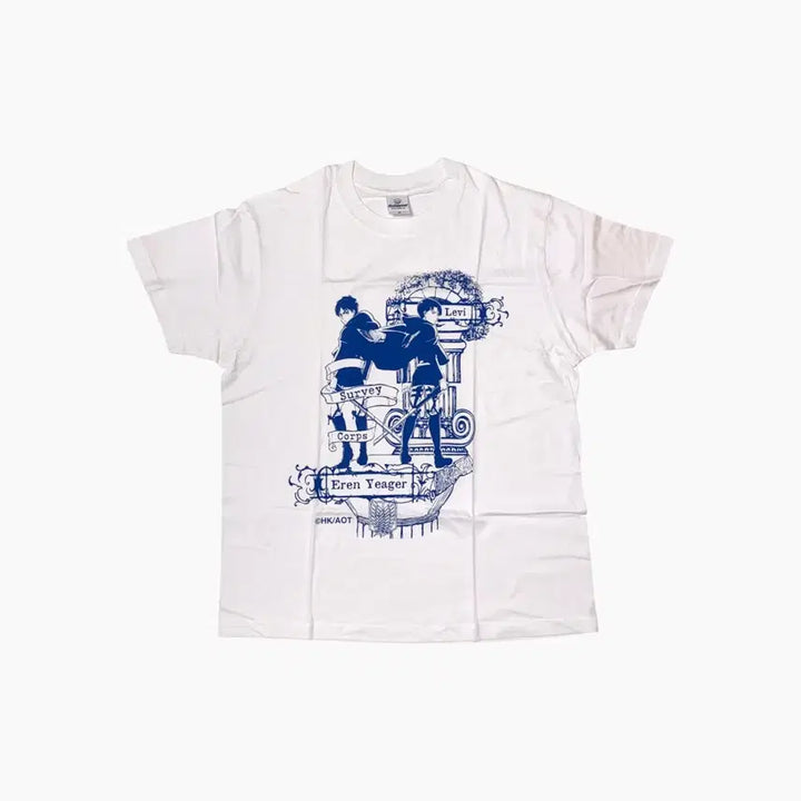 [BUNJANG] Attack on Titan Eren &amp; Levi T-Shirt / 진격의 거인 에렌 리바이 티셔츠