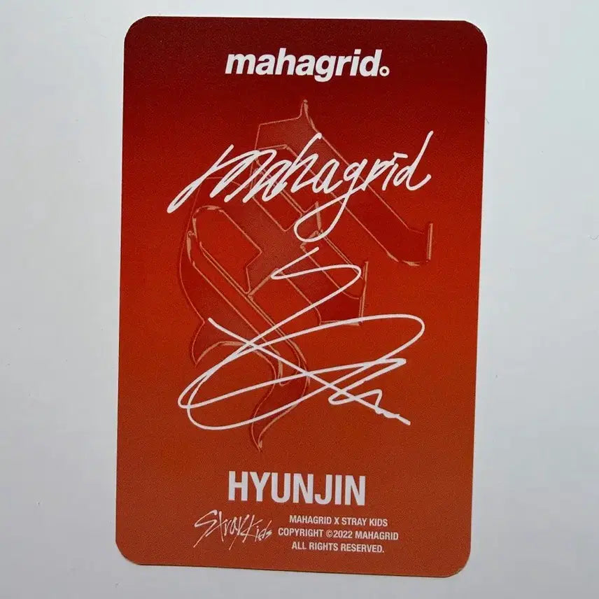 [BUNJANG] Stray Kids Mahagrid Hyunjin Photocard / 스트레이키즈 마하그리드 3차 현진