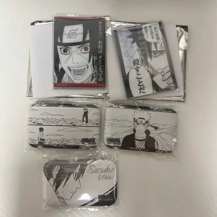 [BUNJANG] Naruto Itachi Jump Shop Magnet Can Badge Bundle Set / 나루토 이타치 점프샵 마그넷 캔뱃지 일괄