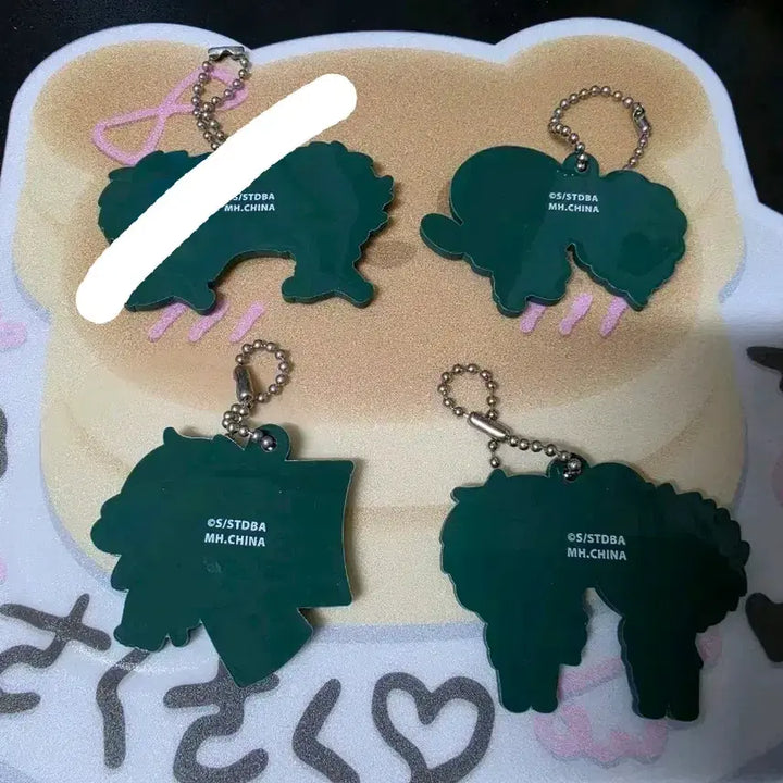 [BUNJANG] Gintama Okikagu &amp; Hijikata Fan Merchandise Keychain Set / 은혼 러버스트랩 오키히지 등 히지른 키링 양도