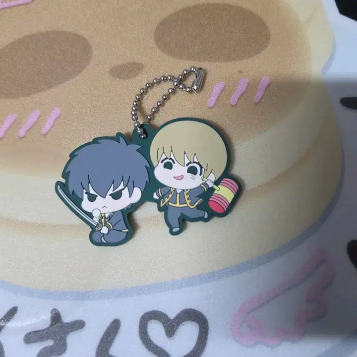 [BUNJANG] Gintama Okikagu &amp; Hijikata Fan Merchandise Keychain Set / 은혼 러버스트랩 오키히지 등 히지른 키링 양도