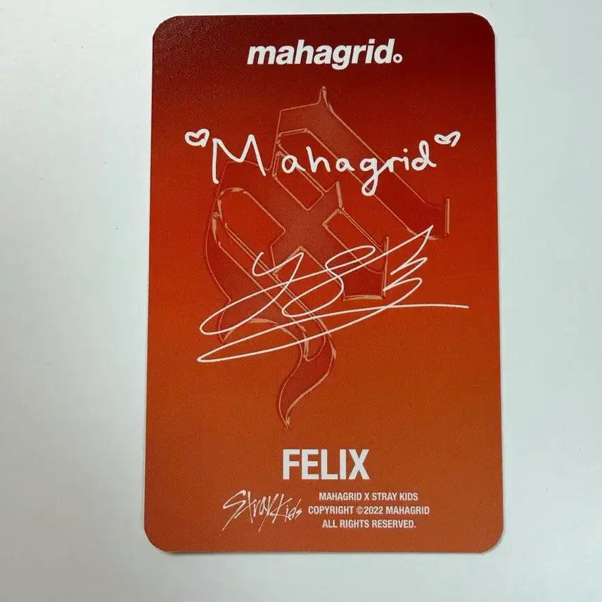 [BUNJANG] Stray Kids Mahagrid Felix Photocard / 스트레이키즈 마하그리드 3차 필릭스