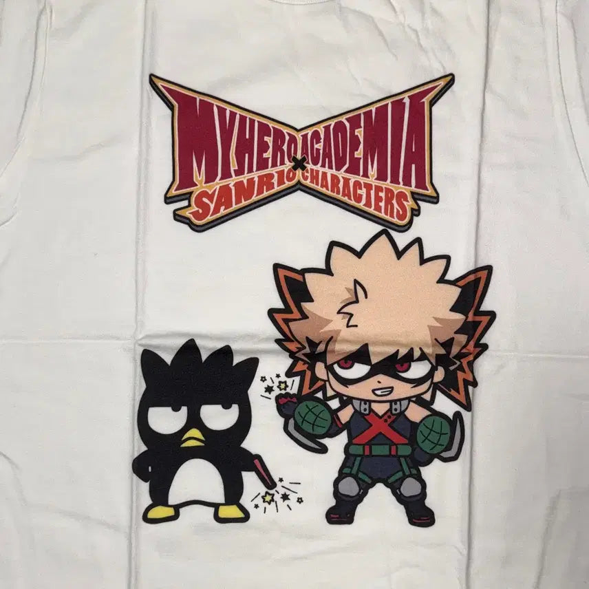 [BUNJANG] My Hero Academia Sanrio Collaboration Bakugo T-Shirt / 나의 히어로 아카데미아 산리오 콜라보 바쿠고 티셔츠