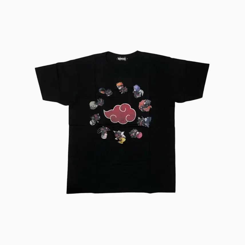 [BUNJANG] Naruto Akatsuki SD Deformed T-Shirt [L] / 나루토 아카츠키 SD 데포르메 티셔츠
