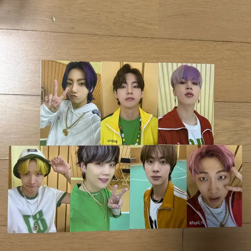 [BUNJANG] BTS Butter Cardigan Bundle Set Photocards / 방탄소년단 bts 버터 가디건 포카 포토카드 일괄