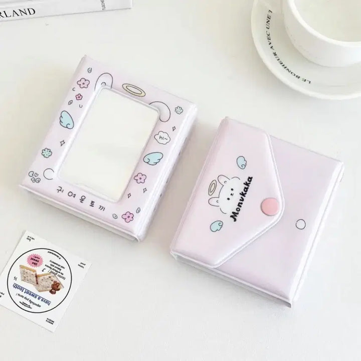 [BUNJANG] Pink Rabbit Photocard Holder (20 Pocket) / 콜북 콜렉트북 분홍색 핑크 토끼 포토카드 포카 홀더