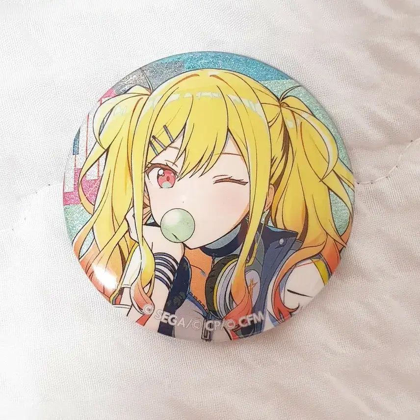[BUNJANG] Project SEKAI Tenma Saki Glitter Badge / 프로젝트 세카이 텐마 사키 글리터 뱃지