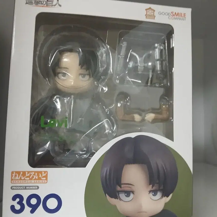 [BUNJANG] Attack on Titan Levi Nendoroid No. 390 Sealed / [미개봉] 진격의 거인 리바이 넨도로이드 No.390 정품
