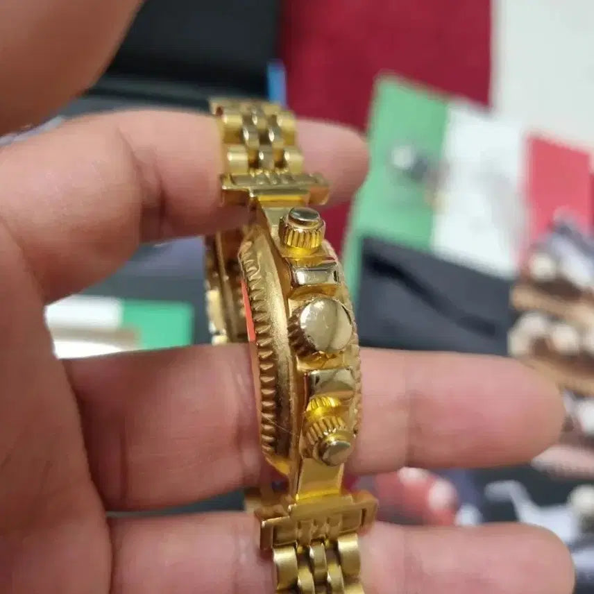 [BUNJANG] Debasc Gold Tone Metal Bracelet / 드바스크 금장 메탈 팔찌