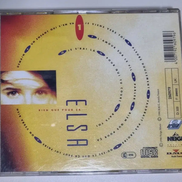 [BUNJANG] Elsa Deuxieme Album Unsealed CD / 엘자 Elsa - Deuxieme Album (개봉 CD)
