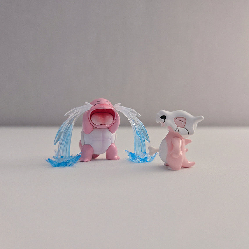 [BUNJANG] Moonstone Zomulguan Studio Squirtle &amp; Cubone Scale World Resin Figure Set / 포켓몬 스케일월드 꼬부기 탕구리 레진 피규어