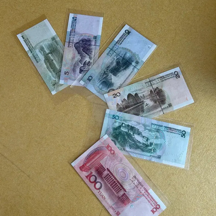 [BUNJANG] Chinese Yuan Twin Serial Number Unused Banknotes Bundle Set / 위안화 쌍둥이번호 미사용